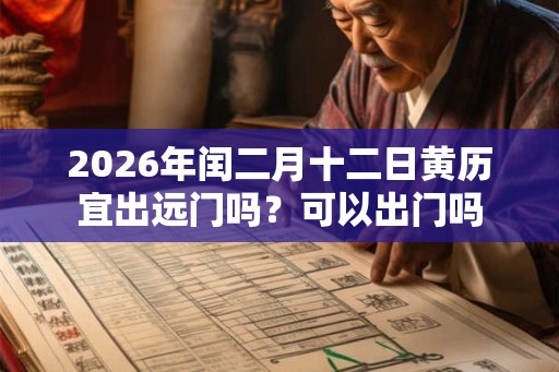 2026年闰二月十二日黄历宜出远门吗？可以出门吗