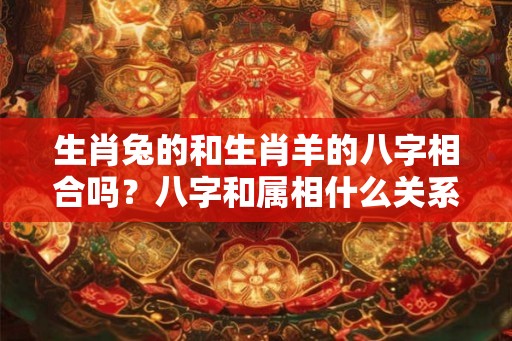 生肖兔的和生肖羊的八字相合吗?八字和属相什么关系? 生肖兔的和生肖羊的八字相合吗?八字和属相什么关系?