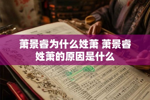 萧景睿为什么姓萧 萧景睿姓萧的原因是什么