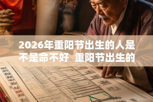 2026年重阳节出生的人是不是命不好  重阳节出生的人阳气重吗