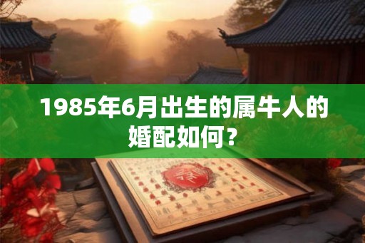 1985年6月出生的属牛人的婚配如何？
