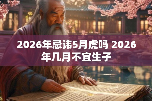 2026年忌讳5月虎吗 2026年几月不宜生子