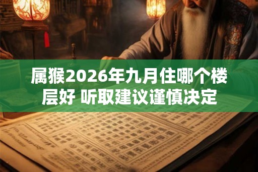 属猴2026年九月住哪个楼层好 听取建议谨慎决定