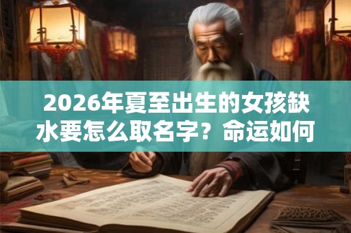 2026年夏至出生的女孩缺水要怎么取名字？命运如何？