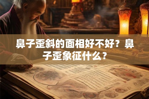 鼻子歪斜的面相好不好？鼻子歪象征什么？