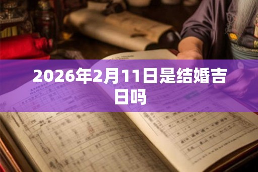 2026年2月11日是结婚吉日吗