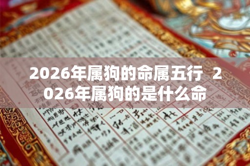2026年属狗的命属五行  2026年属狗的是什么命
