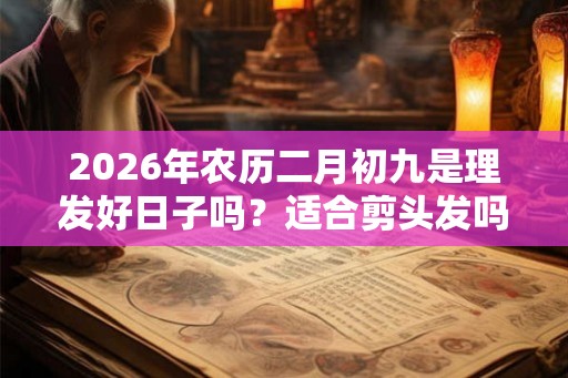 2026年农历二月初九是理发好日子吗？适合剪头发吗？
