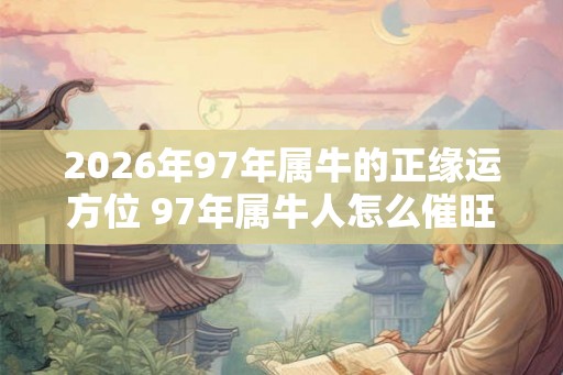 2026年97年属牛的正缘运方位 97年属牛人怎么催旺桃花