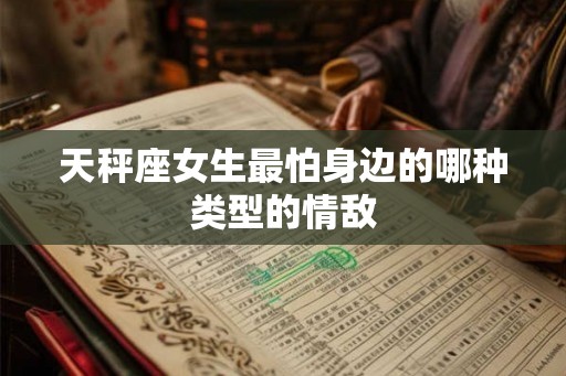 天秤座女生最怕身边的哪种类型的情敌