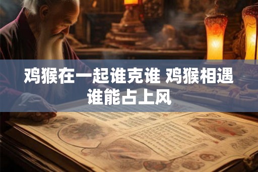 鸡猴在一起谁克谁 鸡猴相遇谁能占上风 鸡猴在一起谁克谁 鸡猴相遇谁能占上风
