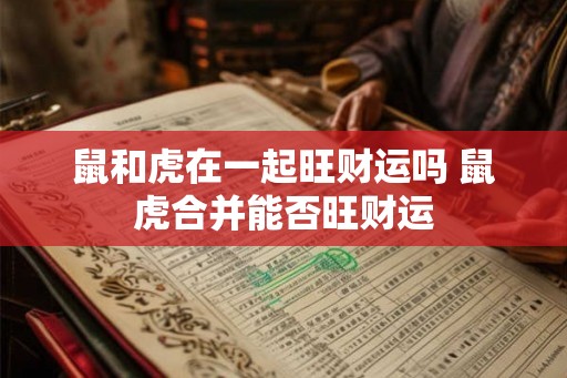 鼠和虎在一起旺财运吗 鼠虎合并能否旺财运