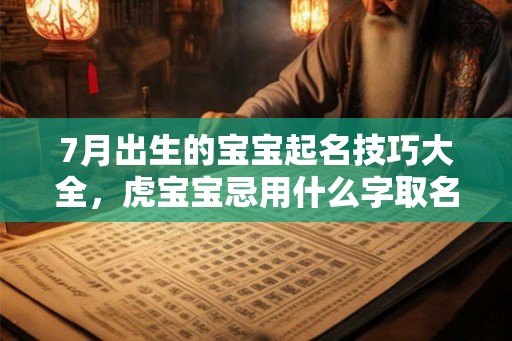 7月出生的宝宝起名技巧大全，虎宝宝忌用什么字取名