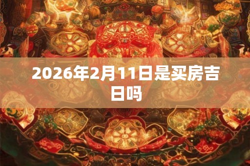 2026年2月11日是买房吉日吗