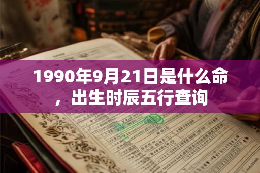 1990年9月21日是什么命,出生时辰五行查询 1990年9月21日是什么命,出生时辰五行查询