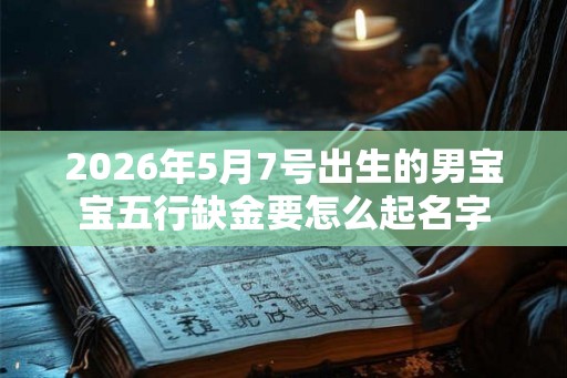 2026年5月7号出生的男宝宝五行缺金要怎么起名字