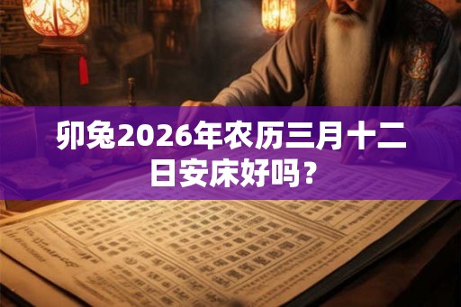 卯兔2026年农历三月十二日安床好吗？
