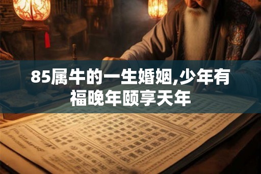 85属牛的一生婚姻,少年有福晚年颐享天年