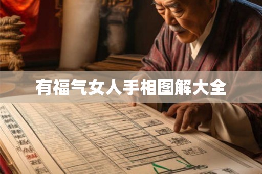 有福气女人手相图解大全