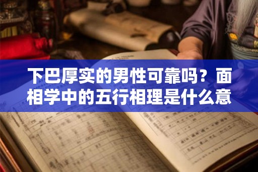 下巴厚实的男性可靠吗?面相学中的五行相理是什么意思? 下巴厚实的男性可靠吗?面相学中的五行相理是什么意思?