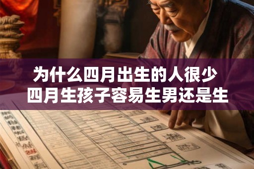 为什么四月出生的人很少 四月生孩子容易生男还是生女