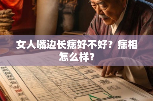 女人嘴边长痣好不好？痣相怎么样？