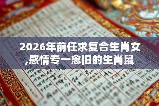 2026年前任求复合生肖女,感情专一念旧的生肖鼠