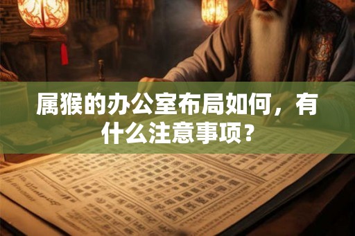 属猴的办公室布局如何,有什么注意事项? 属猴的办公室布局如何,有什么注意事项?