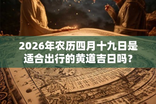 2026年农历四月十九日是适合出行的黄道吉日吗？