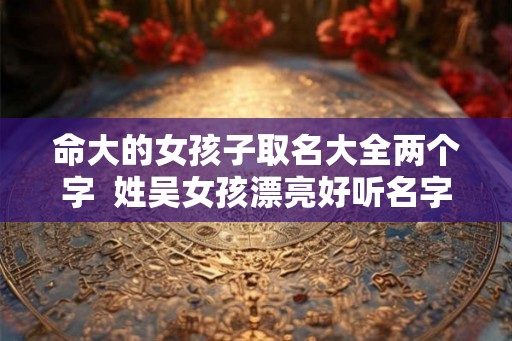 命大的女孩子取名大全两个字 姓吴女孩漂亮好听名字 命大的女孩子取名大全两个字 姓吴女孩漂亮好听名字