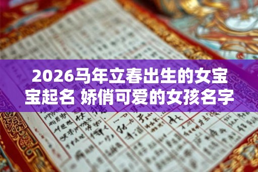 2026马年立春出生的女宝宝起名 娇俏可爱的女孩名字