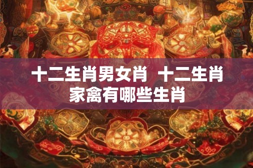 十二生肖男女肖  十二生肖家禽有哪些生肖