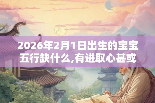 2026年2月1日出生的宝宝五行缺什么,有进取心甚或是野心 2026年2月1日出生的宝宝五行缺什么,有进取心甚或是野心