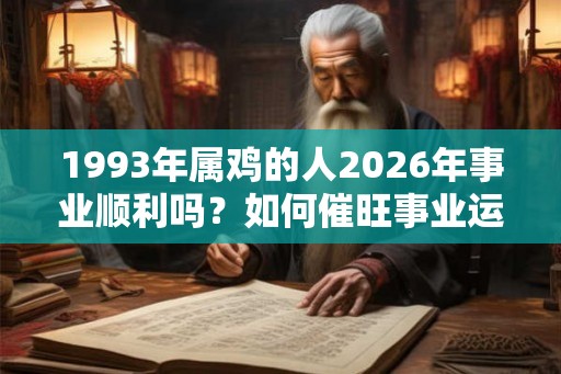 1993年属鸡的人2026年事业顺利吗？如何催旺事业运？