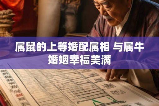 属鼠的上等婚配属相 与属牛婚姻幸福美满