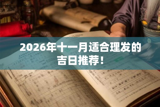 2026年十一月适合理发的吉日推荐！