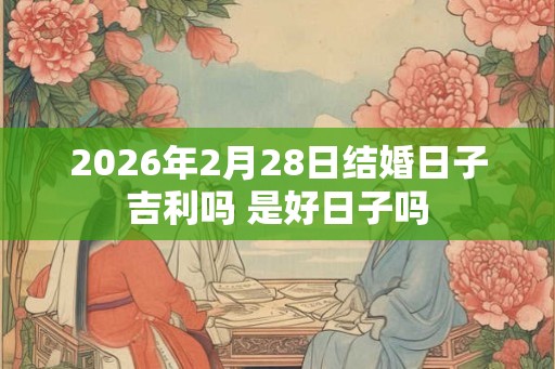 2026年2月28日结婚日子吉利吗 是好日子吗