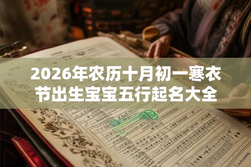 2026年农历十月初一寒衣节出生宝宝五行起名大全