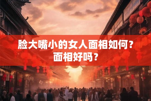 脸大嘴小的女人面相如何?面相好吗? 脸大嘴小的女人面相如何?面相好吗?