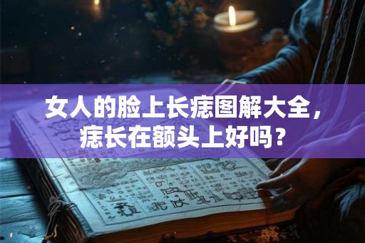 女人的脸上长痣图解大全，痣长在额头上好吗？