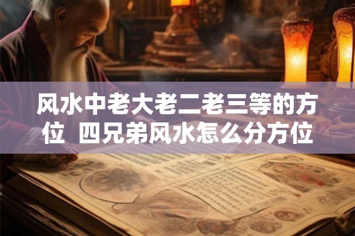 风水中老大老二老三等的方位  四兄弟风水怎么分方位
