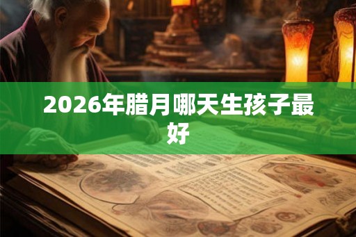 2026年腊月哪天生孩子最好