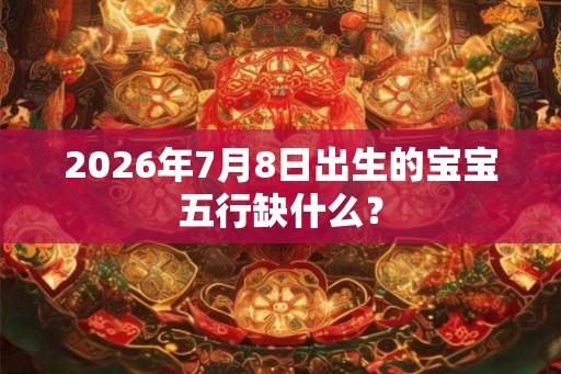 2026年7月8日出生的宝宝五行缺什么? 2026年7月8日出生的宝宝五行缺什么?