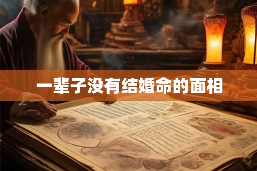 一辈子没有结婚命的面相 一辈子没有结婚命的面相