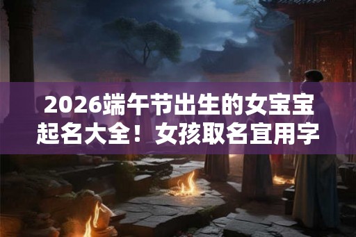 2026端午节出生的女宝宝起名大全！女孩取名宜用字带解释