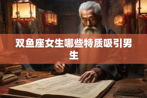 双鱼座女生哪些特质吸引男生