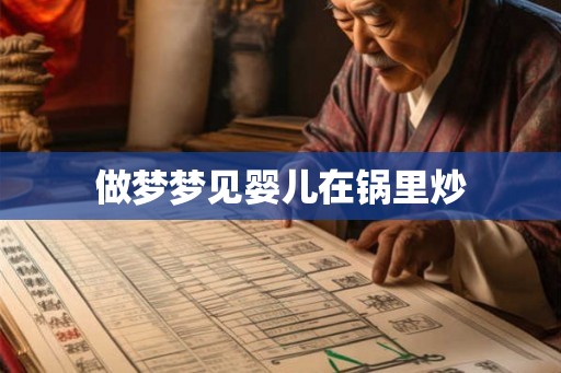 做梦梦见婴儿在锅里炒