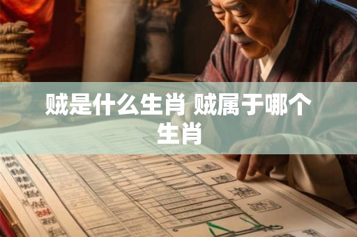 贼是什么生肖 贼属于哪个生肖
