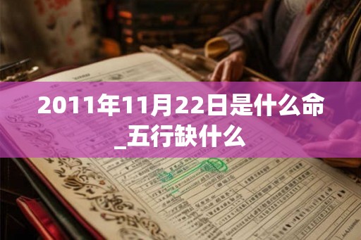 2011年11月22日是什么命_五行缺什么