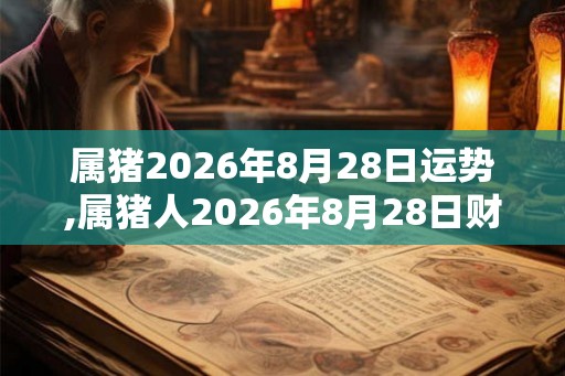 属猪2026年8月28日运势,属猪人2026年8月28日财运,生肖猪2026年8月28日运势 属猪2026年8月28日运势,属猪人2026年8月28日财运,生肖猪2026年8月28日运势